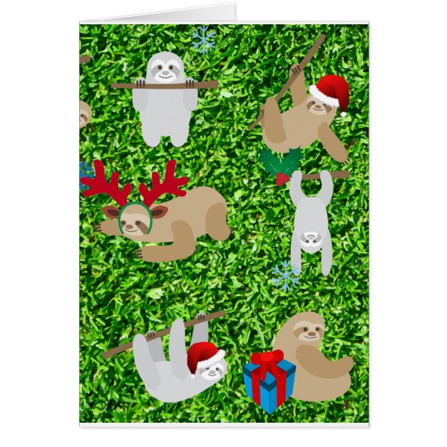 xmas sloth (Voorkant)
