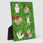 xmas sloth fotoplaat (Zijkant)