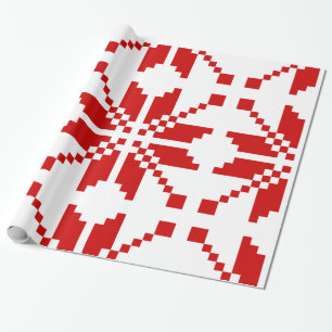 Xmas Snowflake-kerstpatroon Cadeaupapier