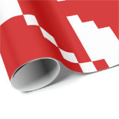 Xmas Snowflake-kerstpatroon Cadeaupapier (Rol Hoek)