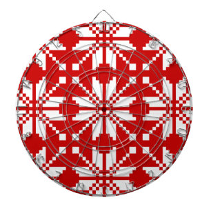 Xmas Snowflake-kerstpatroon Dartbord