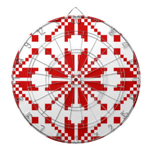 Xmas Snowflake-kerstpatroon Dartbord