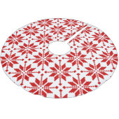 Xmas Snowflake-kerstpatroon Kerstboom Rok (Gekanteld)