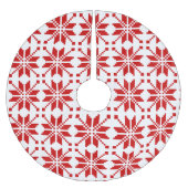 Xmas Snowflake-kerstpatroon Kerstboom Rok (Voorkant)