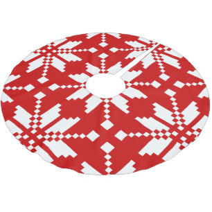 Xmas Snowflake-kerstpatroon Kerstboom Rok