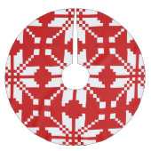 Xmas Snowflake-kerstpatroon Kerstboom Rok (Voorkant)