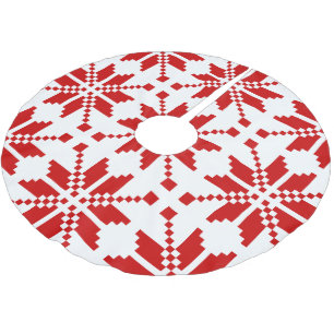 Xmas Snowflake-kerstpatroon Kerstboom Rok