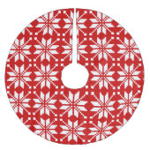 Xmas Snowflake-kerstpatroon Kerstboom Rok (Voorkant)