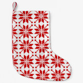 Xmas Snowflake-kerstpatroon Kleine Kerstsok (Voorkant)