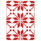 Xmas Snowflake-kerstpatroon Klembord (Achterkant)