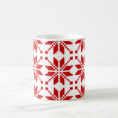 Xmas Snowflake-kerstpatroon Koffiemok (Center)