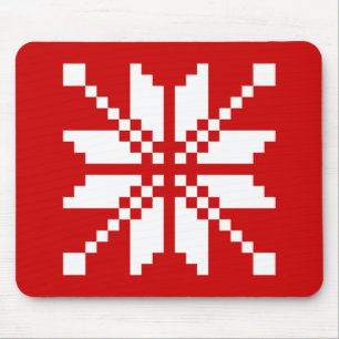 Xmas Snowflake-kerstpatroon Muismat