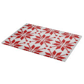 Xmas Snowflake-kerstpatroon Snijplank (Hoek)