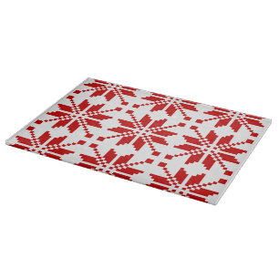 Xmas Snowflake-kerstpatroon Snijplank