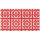 Xmas Snowflake-kerstpatroon Tafelkleed (Voorkant (Horizontaal))