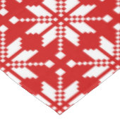 Xmas Snowflake-kerstpatroon Tafelkleed (Gekanteld)