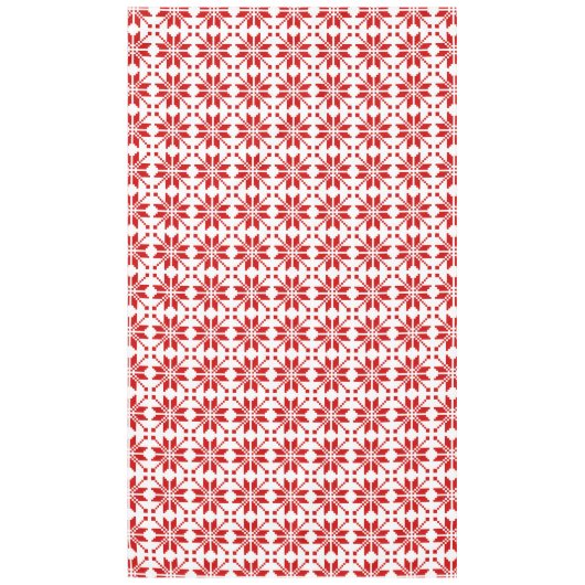 Xmas Snowflake-kerstpatroon Tafelkleed (Voorkant)