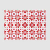 Xmas Snowflake-kerstpatroon Tissuepapier (Voorkant)