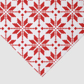 Xmas Snowflake-kerstpatroon Tissuepapier (Detail)