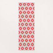 Xmas Snowflake-kerstpatroon Yogamat (Achterkant)