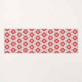 Xmas Snowflake-kerstpatroon Yogamat (Voorkant (horizontaal))
