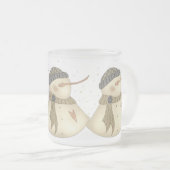 Xmas Snowmans Heart Mok (Voorkant rechts)