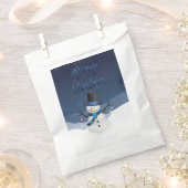 Xmas Snowy Bedankzakje (Geknipt)