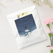 Xmas Snowy Bedankzakje (Gezegeld)