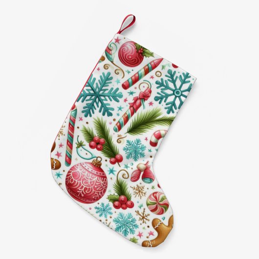 Xmas socks kleine kerstsok (Voorkant (Hangend))