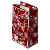 Xmas Splash Gift Bag Klein Cadeauzakje (Voorkant Gekanteld)