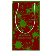 Xmas Splash Gift Bag Klein Cadeauzakje (Voorkant)