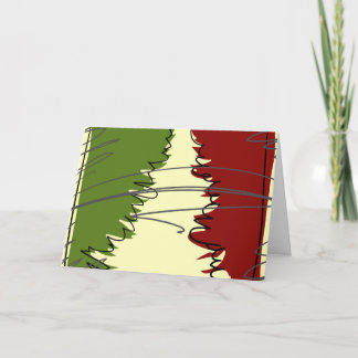 Xmas Squiggle 01 Feestdagen Kaart