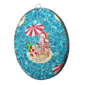 xmas strand santa claus dartbord (Voorkant Rechts)
