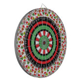 Xmas Sugar Skulls Dartbord (Voorkant Links)