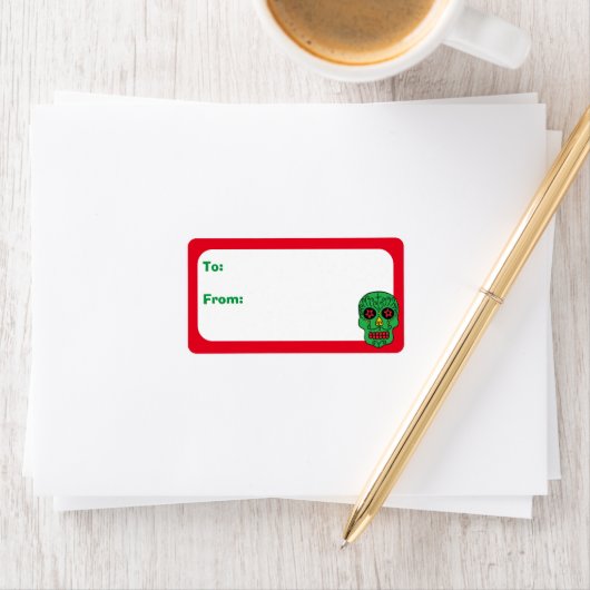 Xmas Sugar Skulls Etiket (Insitu)