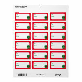 Xmas Sugar Skulls Etiket (Full Sheet)