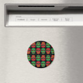 Xmas Sugar Skulls Magneet (Insitu (Vaatwasser))