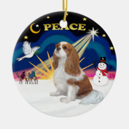 Xmas Sunrise - Blenheim Cavalier Keramisch Ornament