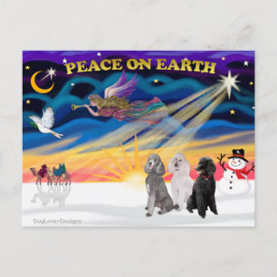 Xmas Sunrise - Drie standaardspoodsen Feestdagenkaart