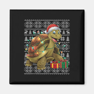 Xmas Sweater Style Ugly Santa Giant Tortoise Chris Magneet