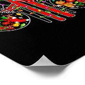 Xmas symbolen Santa Elf Nieren Vorm Dialyse Tech Poster (Hoek)