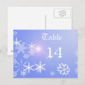 Xmas-tabelnummer Briefkaart (Voorkant / Achterkant)