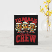 Xmas Tamale Eten Grappig Mexicaanse Kerst Tamale M Kaart (Gele Bloem)