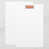 XMAS-teken Briefpapier (Voorkant / Achterkant)