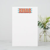 XMAS-teken Briefpapier (Staand voorkant)