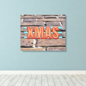 XMAS-teken Canvas Afdruk (Insitu (Houten vloer))
