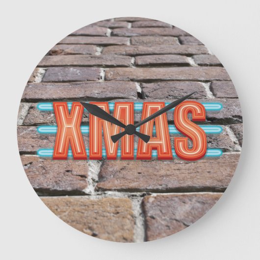 XMAS-teken Grote Klok (Voorkant)