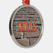 XMAS-teken Metalen Ornament (Rechts)