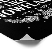 Xmas Themed Spread Kindness Like Snowflakes Merry Poster (Hoek)