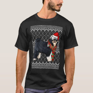 Xmas Tibetan Terrier Santa Claus Pet Ugly Christma T-shirt